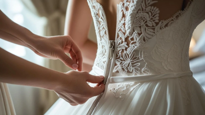 préparatif de la mariée